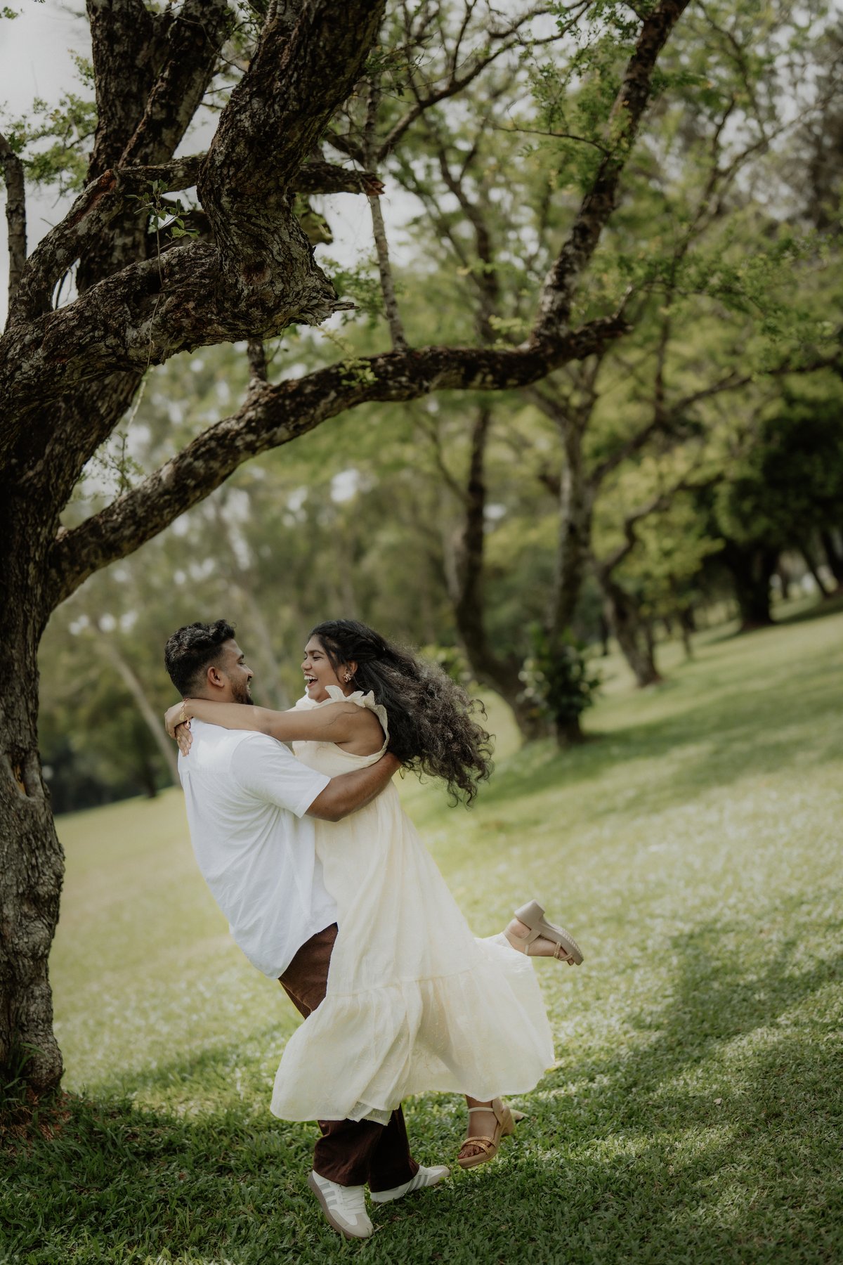 Cinematic motion frame documented on location